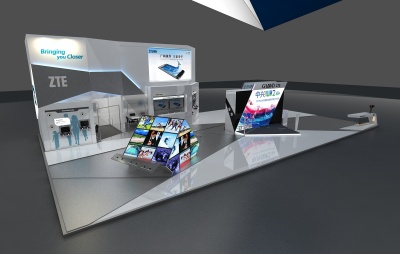 ZTE中興通訊通信展臺設計與舞臺搭建全攻略